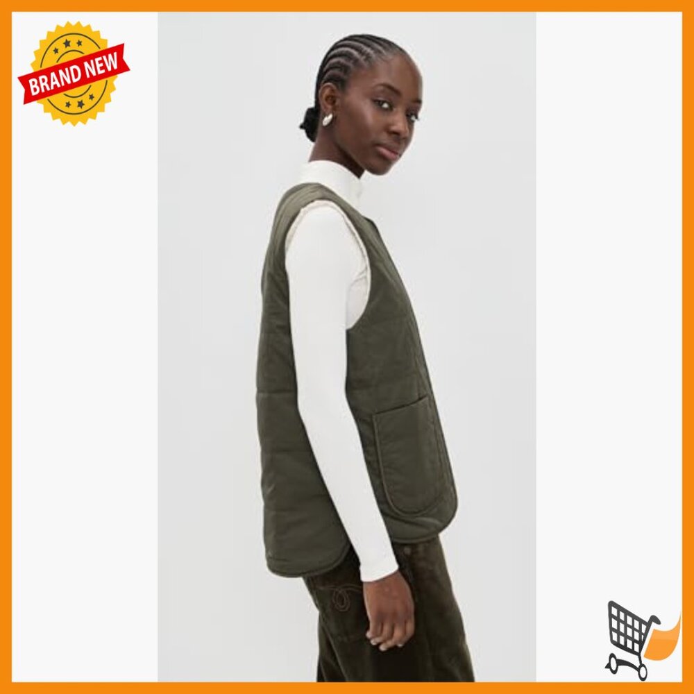 Reversible Sherpa Vest, Snap Placket, Patch Pocke… - image 4